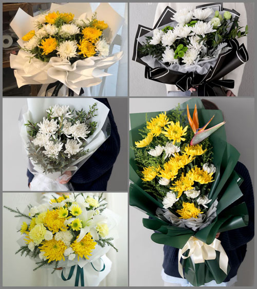 江苏南京溧水区白马镇朱家边村白事花束代送